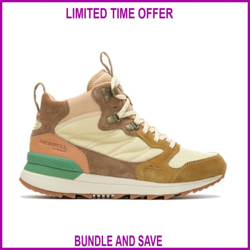 Waterproof Hiking Sneaker Boots, Suede Leather, Lace-Up Ankle Boots - Picture 6 of 6